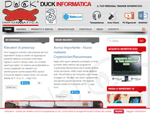 Tablet Screenshot of duckinformatica.it